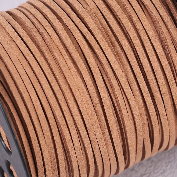 many colors Leather Lace Faux Suede Cord String Thread Rope Craft Jewelry 3mm - Picture 2 of 6